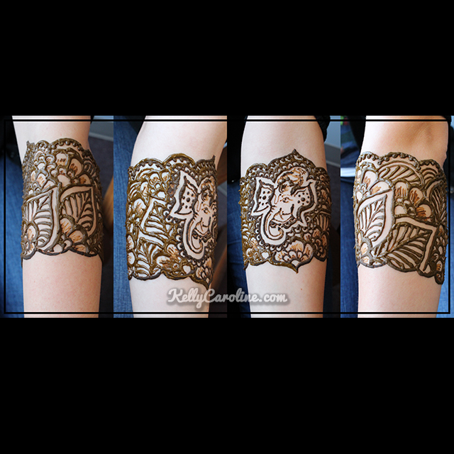 Henna Tattoo Stencil Twopaired Design Set of - 2 Piece Mehndi Tattoo  Stencil for Women and Girls : Amazon.in: Beauty
